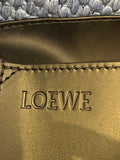 Pre Loved Loewe blue woven raffia x Paula Ibiza tote bag (excellent)
