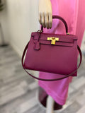 Pre Loved Hermes Kelly 28 in Epsom Tosca Leather With Gold Tone Hardware (new special order)