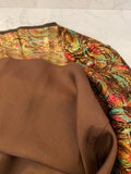 Pre Loved Marni Colourful Mosaic Metallic A-Line Trapeze Blouse Top & A-Line Pleated Skirt Suit Uk 10-12