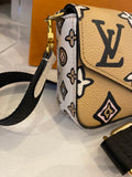 Louis Vuitton Monogram Wild at Heart Felicie Strap & Go