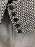 Pre Loved Christian Dior Wool Houndstooth Dress FR 38 UK 8 (pristine)