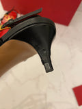 Pre Loved Valentino Garavani Vai Go Logo Kitten Heels Size UK 5.5