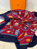 Pre Loved Hermes Pourvu Qu’ on air l’ivress silk scarf (excellent) 70cm