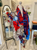 Hermes Sieste au Paradis Silk Shawl 140cm