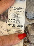 Pre Loved Dolce & Gabbana Floral Stretch Top Size 38 - UK 6