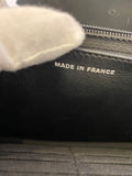 Pre Loved Chanel Boy Wallet on Chain Black Caviar Leather 2022. (Excellent)