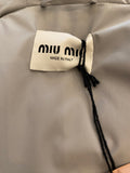 Miu Miu Stone Padded Zipped Jacket IT 42 (UK 10) - NEW