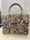 Pre Loved Mulberry Bayswater in Putty Smudged Leopard Patent Leather **RESERVED**