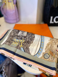 Pre Loved Hermes Jour de Casting silk scarf. New with box