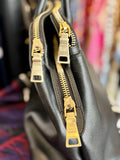 Pre Loved Prada Large Saffiano leather triple zip tote bag
