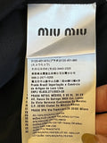 Miu Miu Dress with Lace & Crystal Buttons Size IT 42 UK 10