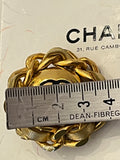 Pre Loved Chanel Vintage Clip-on CC Logo Earrings