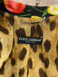 Dolce & Gabbana Pinstripe Jacket With Flower Lapel IT 40 (UK 8/10)