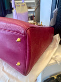 Pre Loved Christian Dior Diorissimo Tote Bag in deep cerise pink