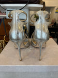 Jimmy Choo Azia Glitter Heels UK 4.5