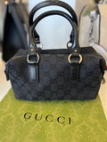 Gucci Vintage GG Monogram Canvas Mini Boston Bag