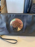 Pre Loved Mulberry Daria Clutch in black leather