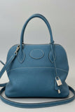 Hermes Bolide in blue jean