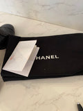 Pre Loved Chanel Black Quilted Leather Ankle Boots with Pearl Detail UK 5
