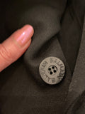 Pre Loved Balmain Black Wool Jacket Size 40 Fits UK 10/12