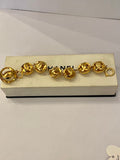 Pre Loved Chanel Vintage Gold CC Link Bracelet