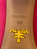 Pre Loved Prada Pink Suede Court Shoes UK6