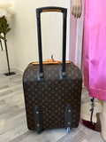 Pre Loved Vintage Louis Vuitton Monogram Pegase 45 Trolley Suitcase