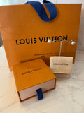 Pre Loved Louis Vuitton Gold Tone & Faux Pearl Earrings **reserved**