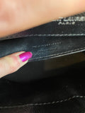 Pre Loved Saint Laurent Kate Crossbody Bag in Black with Silver Tone Hardware