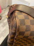 Pre Loved Louis Vuitton Vintage Damier Ebene Bandolier Keepall 55