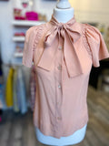 Pre Loved Prada Blush Silk Blouse