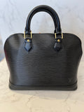 Pre Loved Louis Vuitton Alma in Black Epi Leather