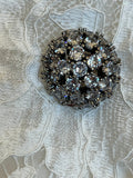 Miu Miu Dress with Lace & Crystal Buttons Size IT 42 UK 10