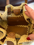 Anya Hindmarch Raffia Bucket Bag with Tassels
