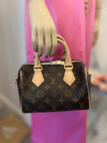 Pre Loved Louis Vuitton Monogram Speedy Bandoulier with Web Strap
