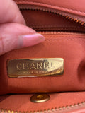 Pre Loved Chanel Lambskin Camera Bag in Dusky Pink - Excellent SALE