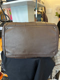 Chanel Chocolate Bar Tote in Brown with Silver Hardware