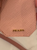 Pre Loved Prada Saffiano Leather Double Bag in Light Pink (excellent)**reserved**
