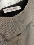Pre Loved Christian Dior Wool Houndstooth Dress FR 38 UK 8 (pristine)