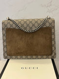 Pre Loved Gucci Dionysus GG Supreme Coated Canvas Shoulder/Crossbody Large Bag (excellent)