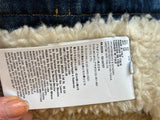 Pre Loved Prada Denim & Faux Shearling Jacket UK8
