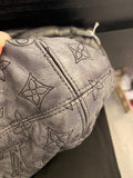 Pre Loved Louis Vuitton Vintage Olympe Nimbus PM in Anthracite Grey Embossed Leather