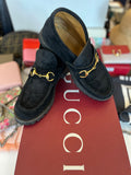 Gucci Black Suede Ankle Boots size UK 4