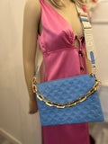 Pre Loved Louis Vuitton Coussin MM in Light Blue (as new)