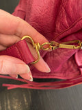 Balenciaga Medium City Handbag in Cranberry