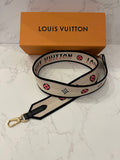 Pre Loved Louis Vuitton Logo Shoulder Strap **reserved S**