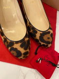 Pre Loved Christian Louboutin Pony Kitten Heels UK 7.5(new)