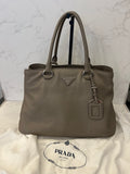 Pre Loved Prada Vitello Daino Leather Tote