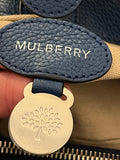 Pre Loved Mulberry Double Zipped Bayswater in Blue