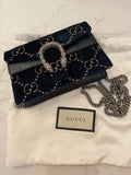 Pre Loved Gucci Dionysus GG Velvet Super Mini Crossbody Bag (excellent)